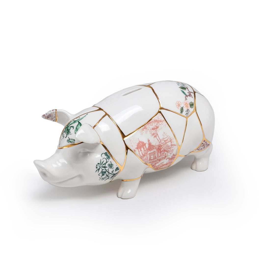 Kintsugi Piggy Bank by Seletti - Bayte