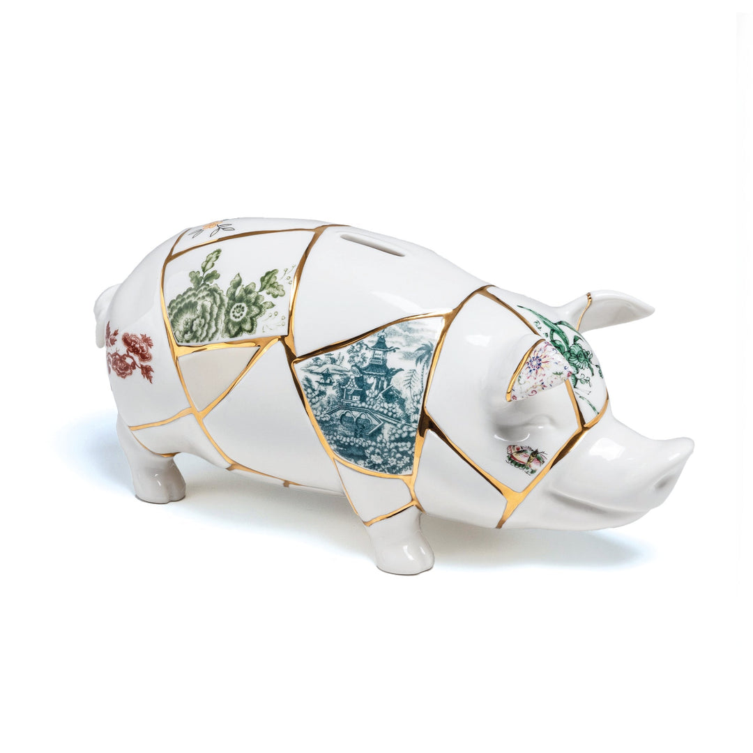 Kintsugi Piggy Bank by Seletti - Bayte