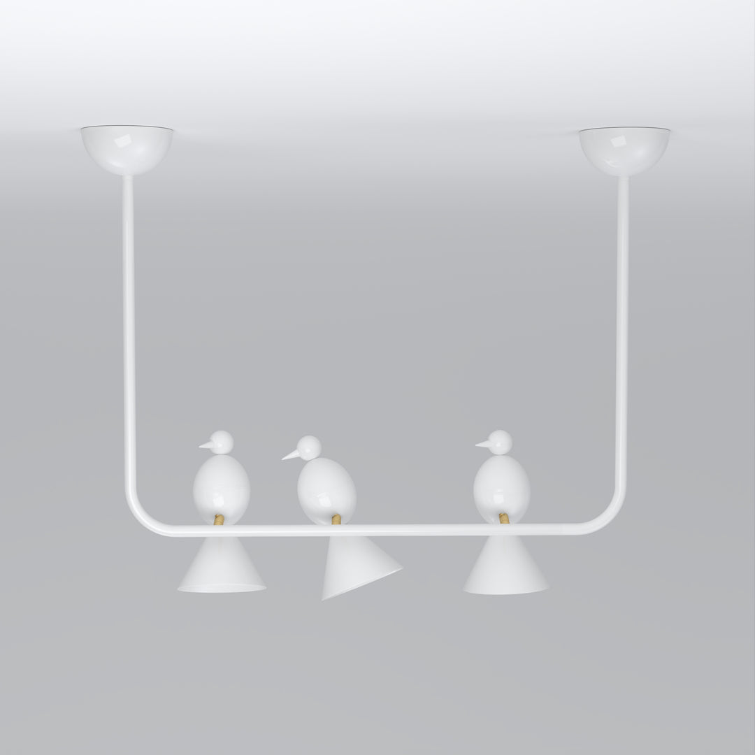 Alouette 3 Birds U Ceiling Lamp