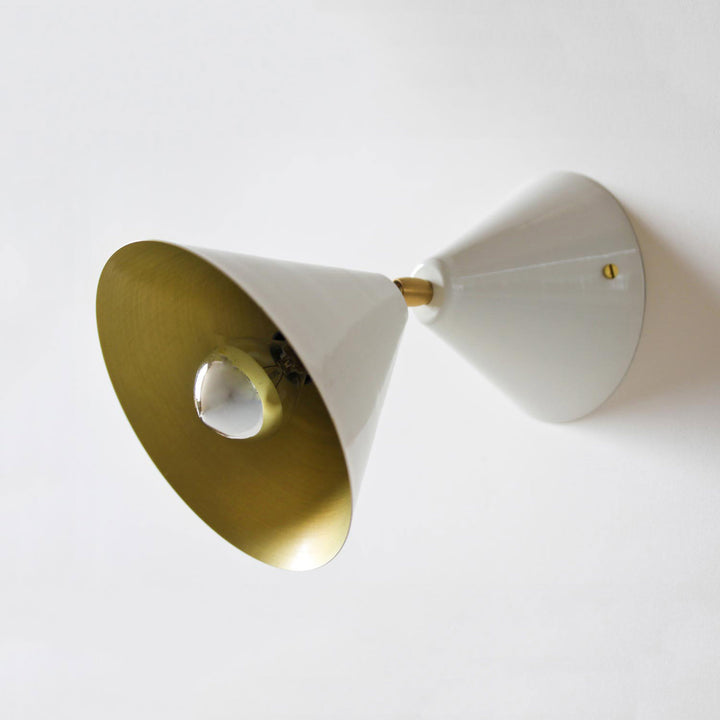 White Cone Wall Lamp