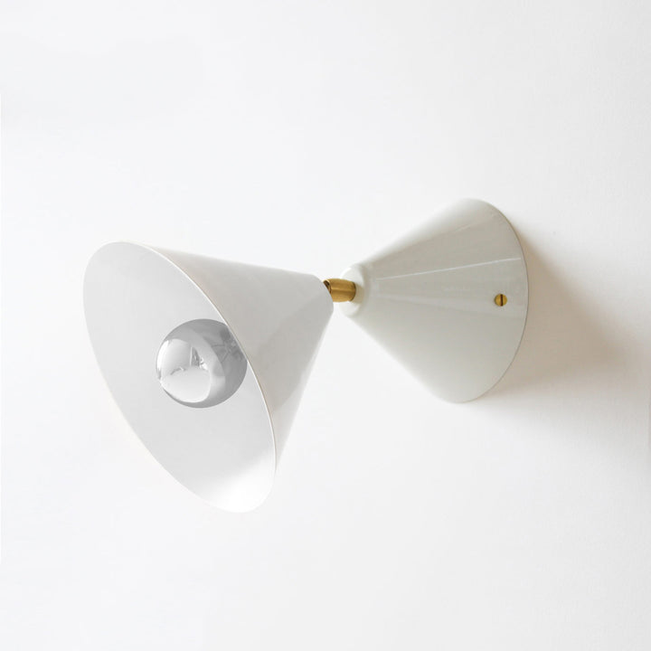 White Cone Wall Lamp