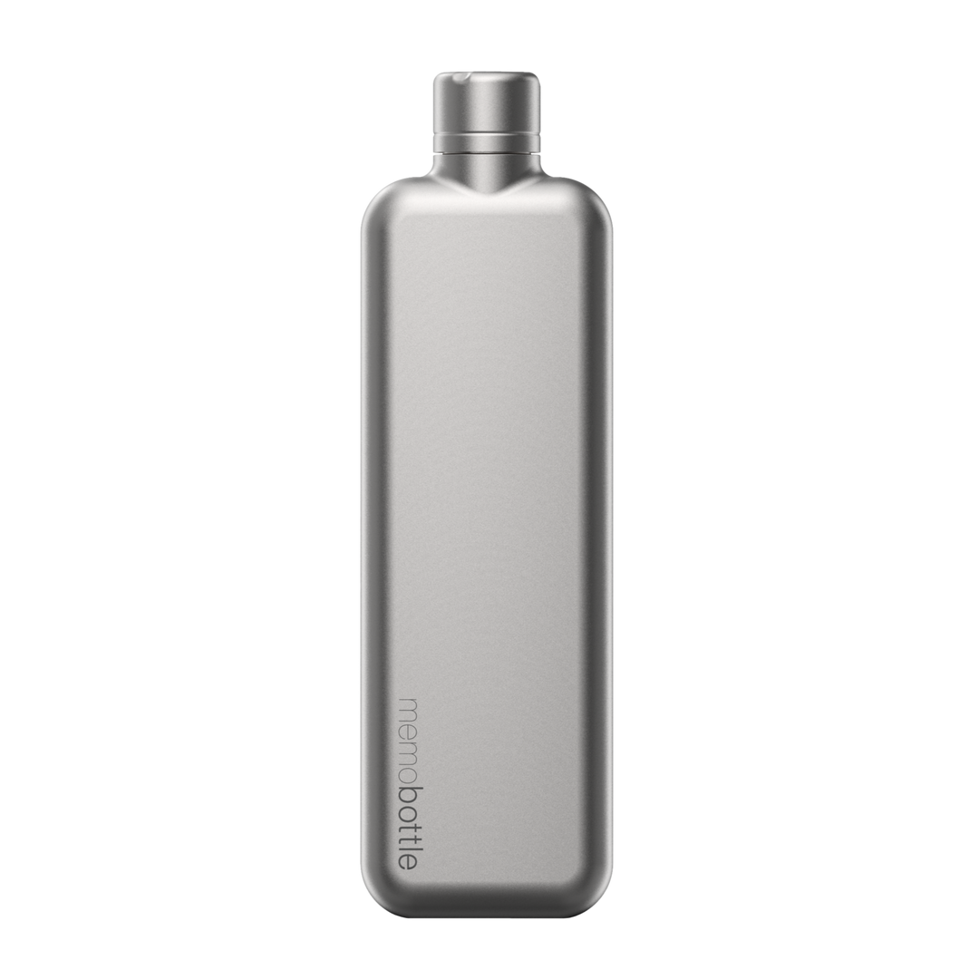 Slim Stainless Steel Memobottle - Satin