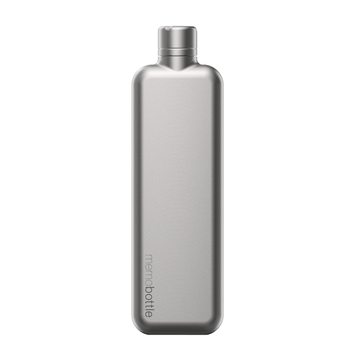 Slim Stainless Steel Memobottle - Satin
