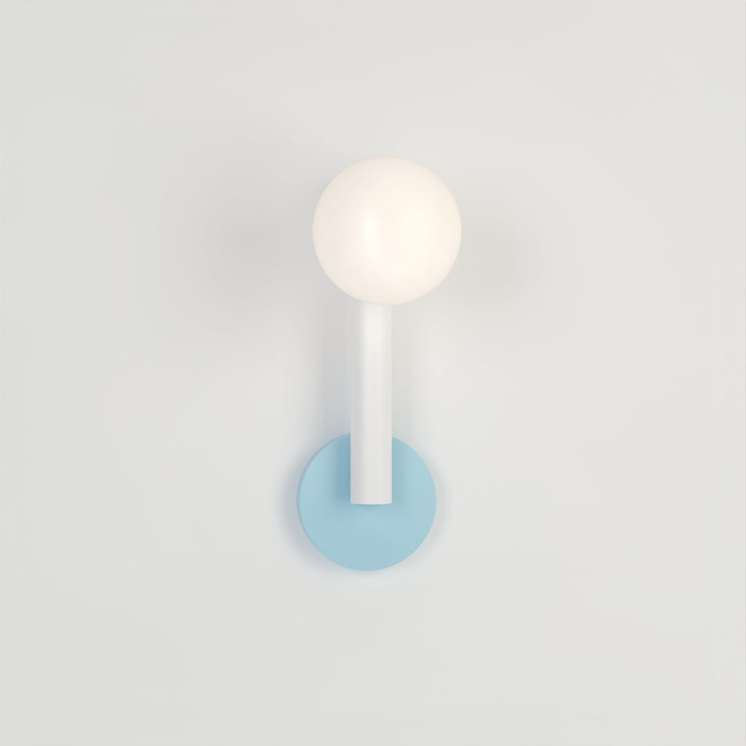 Tube with Globe Wall Lamp