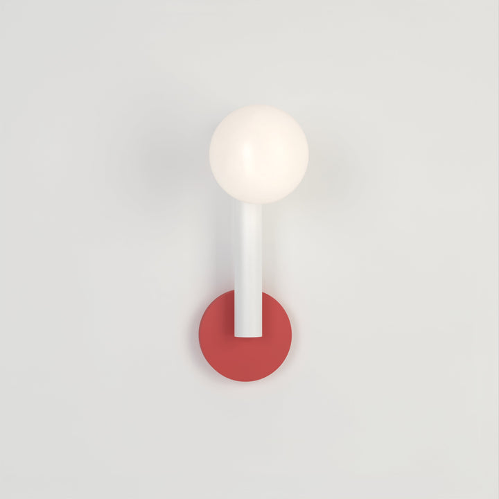 Tube with Globe Wall Lamp