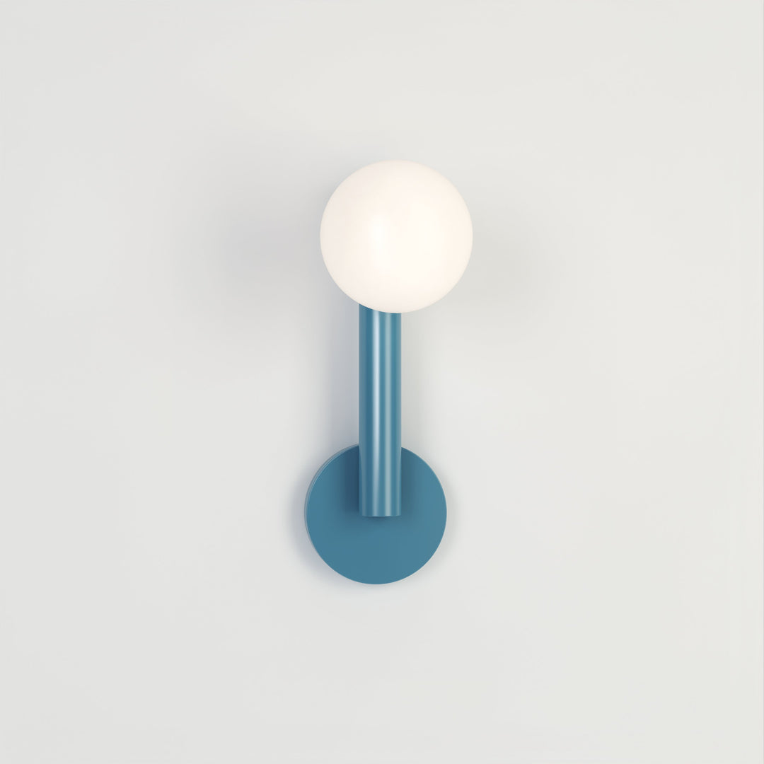 Tube with Globe Wall Lamp