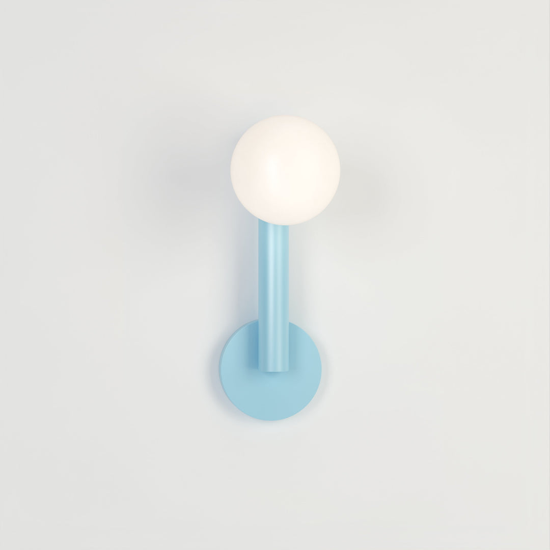 Tube with Globe Wall Lamp