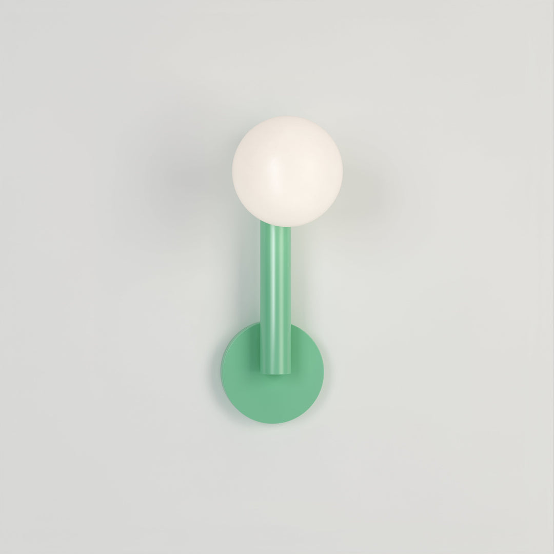 Tube with Globe Wall Lamp