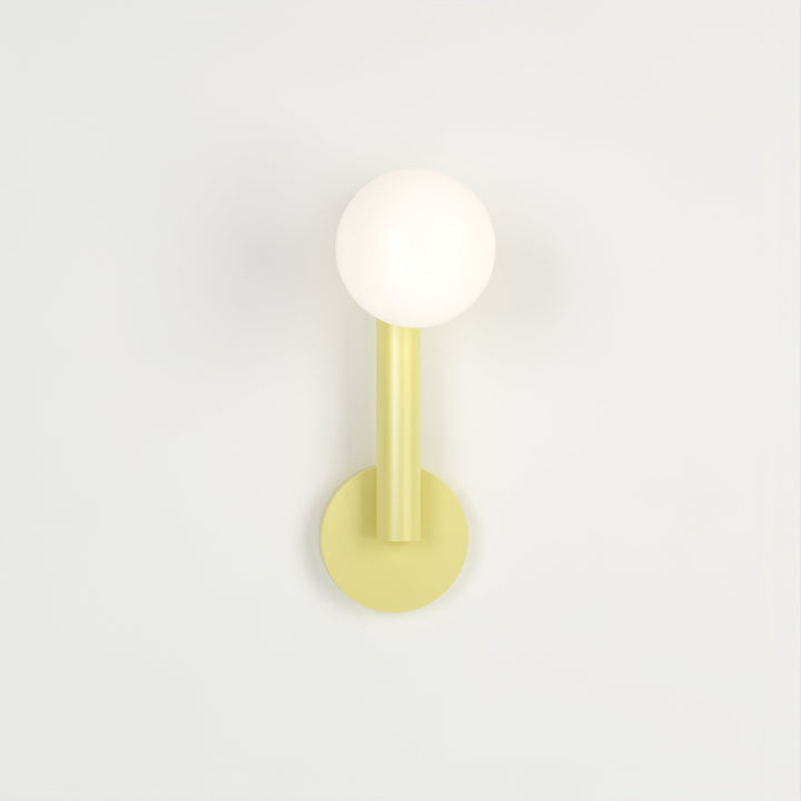 Tube with Globe Wall Lamp