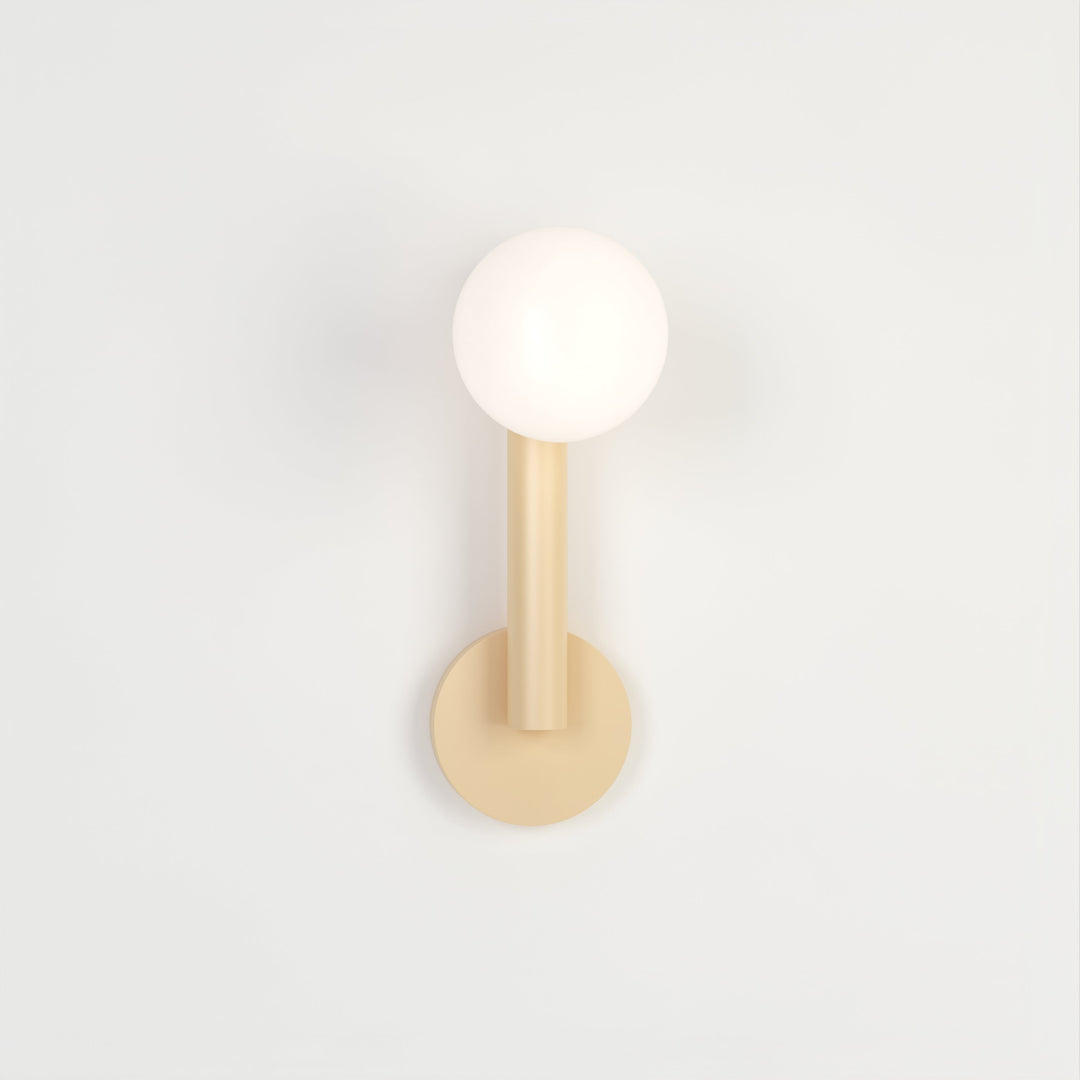 Tube with Globe Wall Lamp