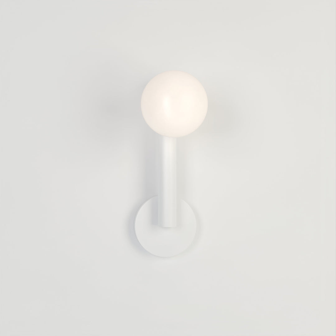 Tube with Globe Wall Lamp