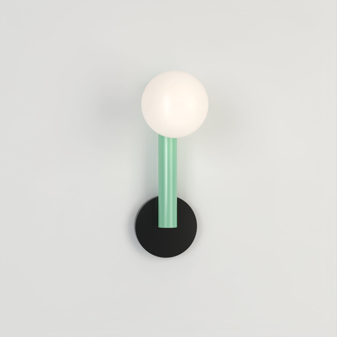 Tube with Globe Wall Lamp