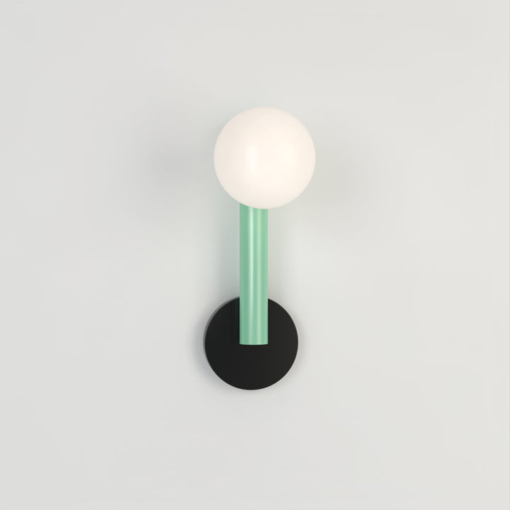 Tube with Globe Wall Lamp