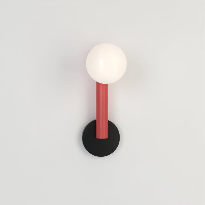 Tube with Globe Wall Lamp