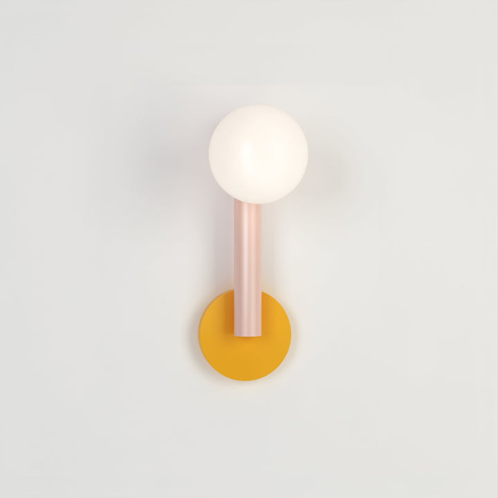 Tube with Globe Wall Lamp