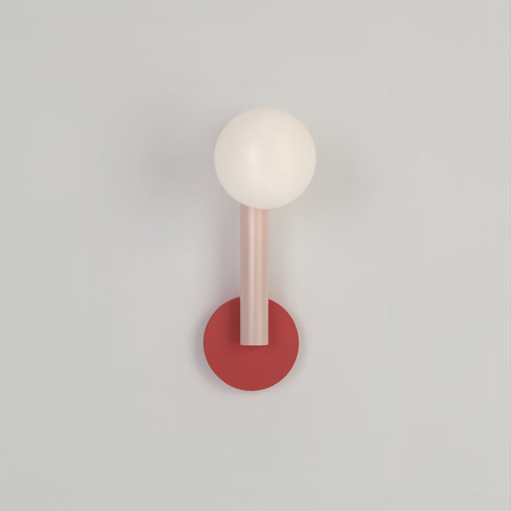 Tube with Globe Wall Lamp