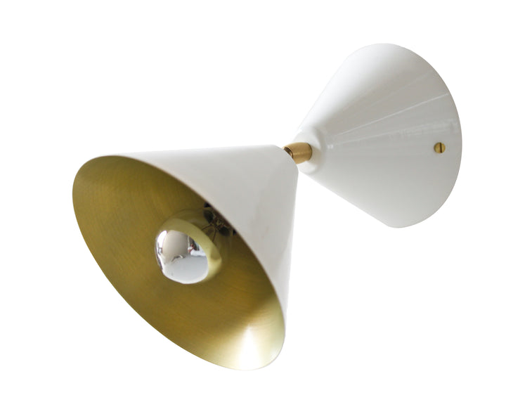 White Cone Wall Lamp