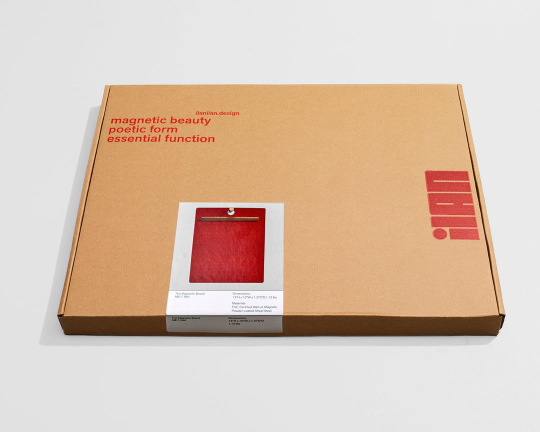 The Magnetic Clipboard - Red