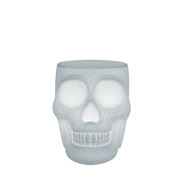 Mexico Stool and Sidetable Lamp with Rechargeable Led