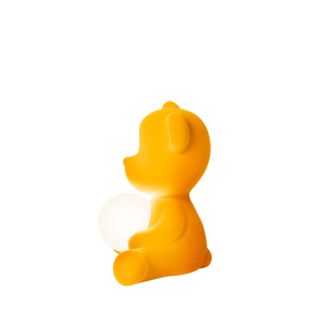 Teddy Girl Lamp Velvet Finish with Rechargeable Led