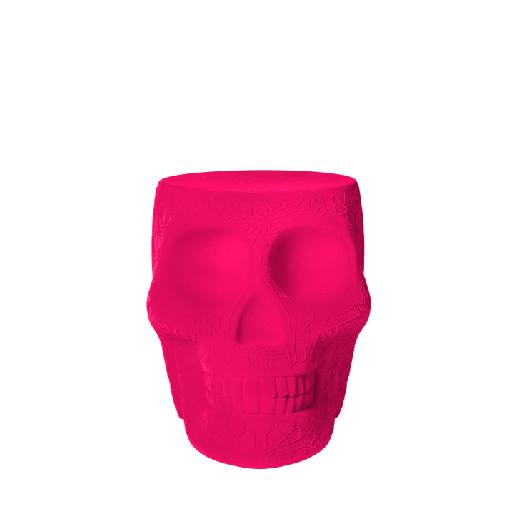 Mexico Stool and Sidetable Velvet Finish