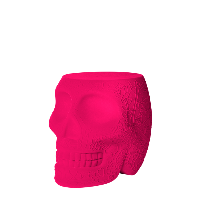 Mexico Stool and Sidetable Velvet Finish