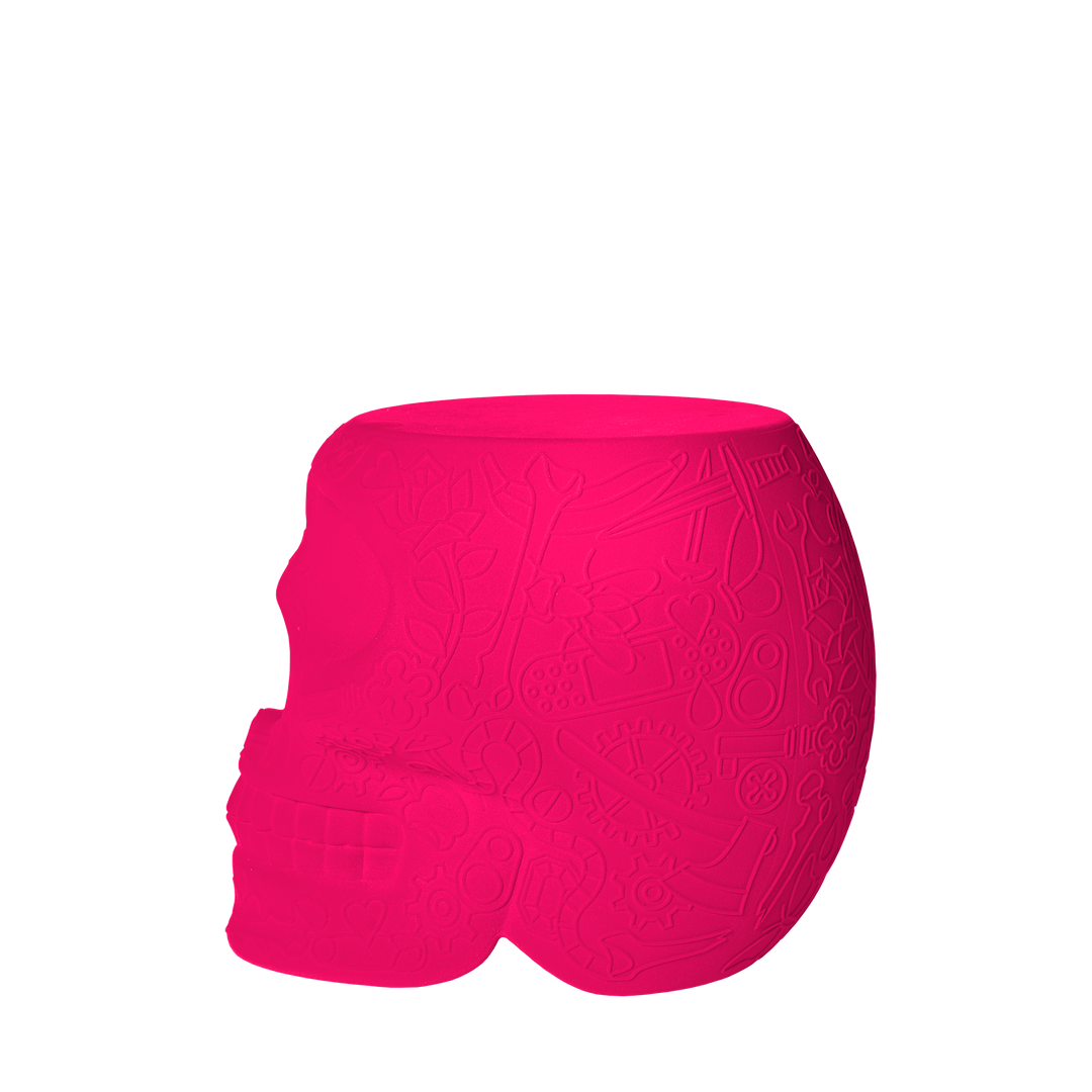 Mexico Stool and Sidetable Velvet Finish