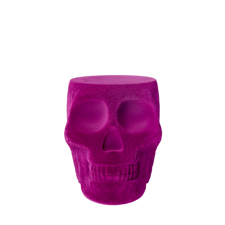 Mexico Stool and Sidetable Velvet Finish