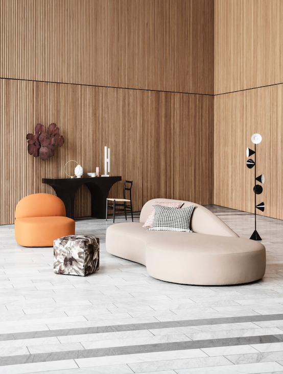 Vertical Cone Floor Lamp