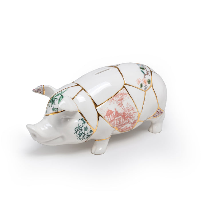Kintsugi Piggy Bank by Seletti - Bayte