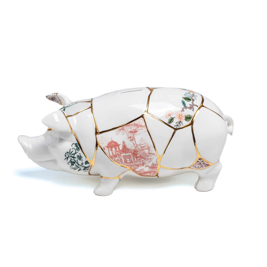 Kintsugi Piggy Bank by Seletti - Bayte