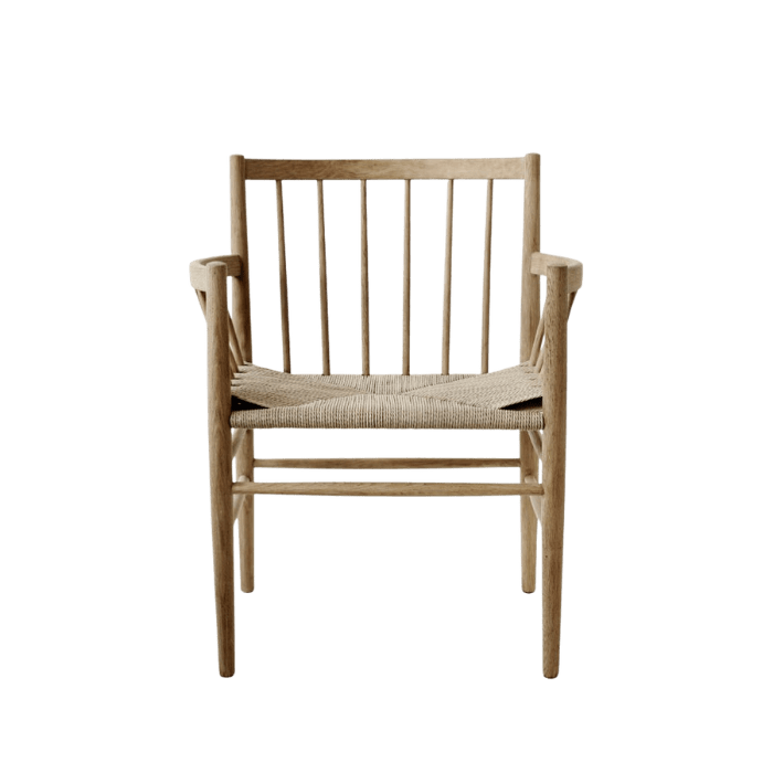 FDB Møbler J81 Chair, Nature Lacquered Oak
