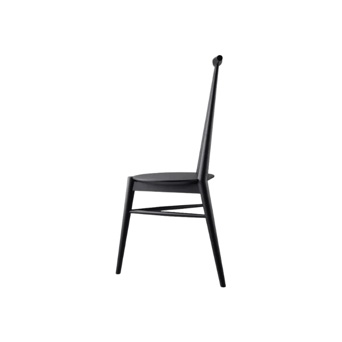 FDB Møbler J157 Anker Chair, Solid Jet Black Oak