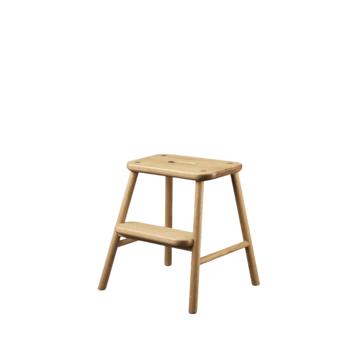 FDB Møbler J180 Sønderup Step Ladder, Solid Nature Oiled Oak