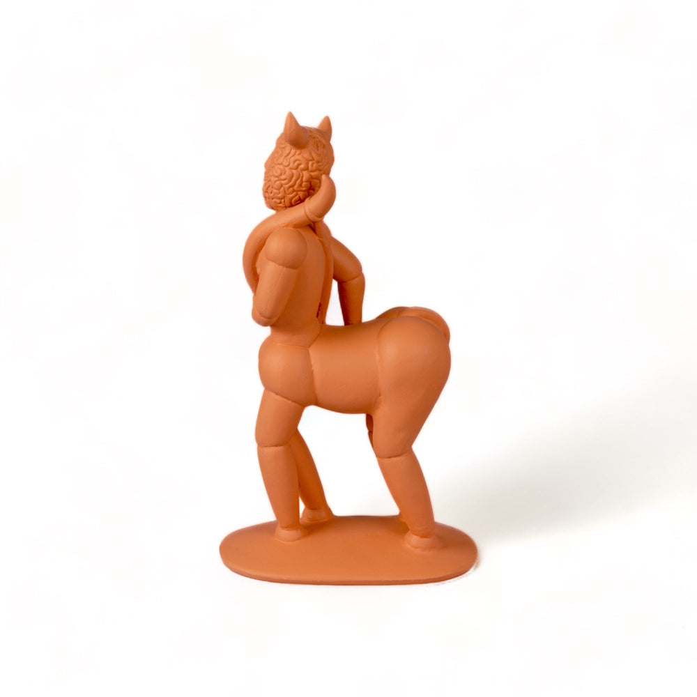 Seletti Magna Graecia Terracotta Statuette Centauro, side view of the centaur's horse body