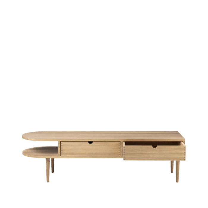 FDB Møbler F24 Bench, Solid Nature Lacquered Oak