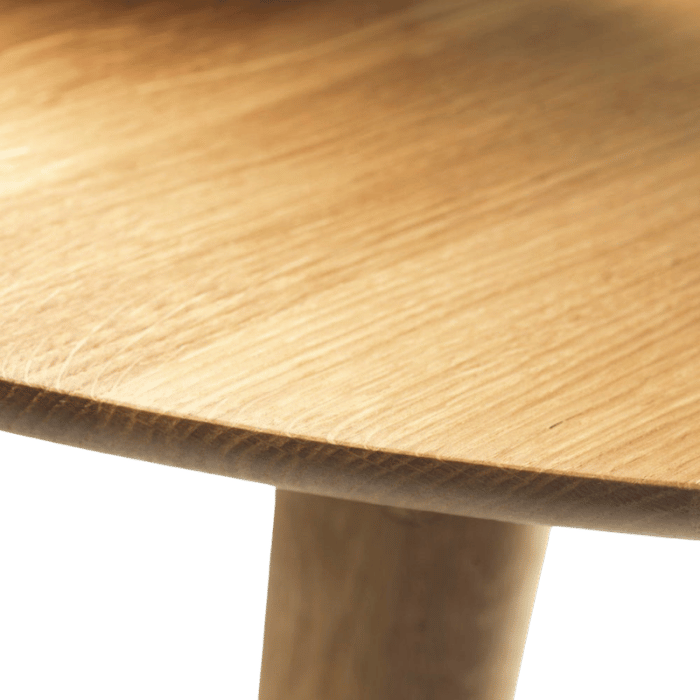 FDB Møbler C62E2TIL Bjørk Dining Table With 2 Extra Leafs, Solid Nature Oiled Oak