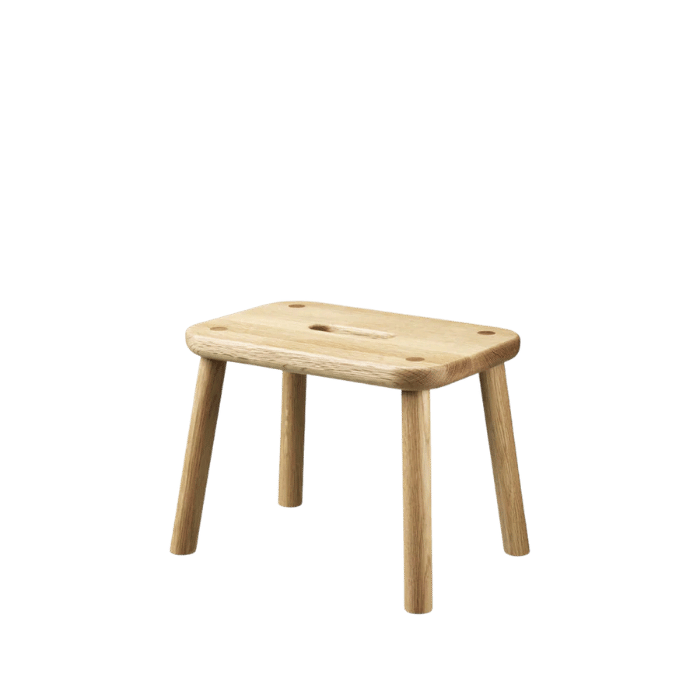 FDB Møbler J181 Sønderup Step Stool, Solid Nature Oiled Oak