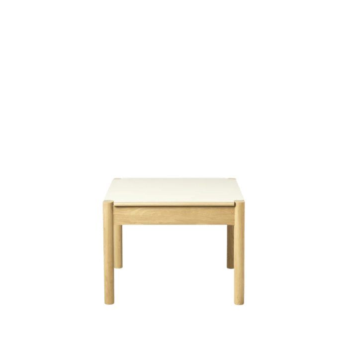 FDB Møbler C44 Coffee Table, Nature Lacquered Oak/Beige