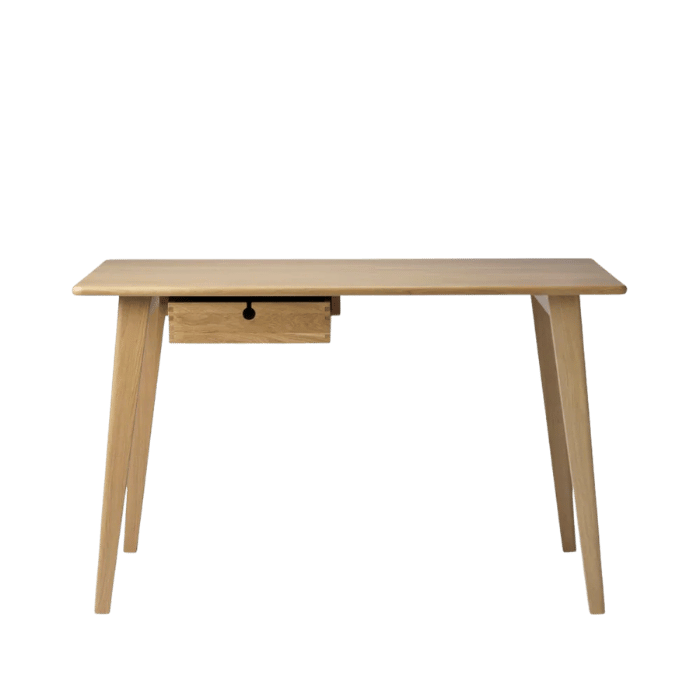 FDB Møbler C67 Butler Desk, Solid Nature Lacquered Oak, Small
