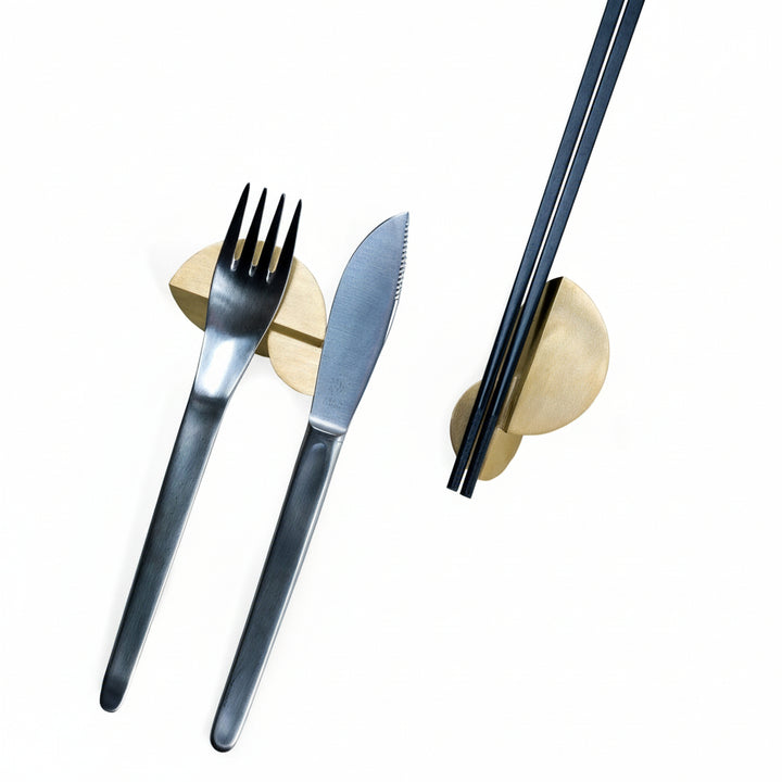 Kaolin Brass Utensil Holder