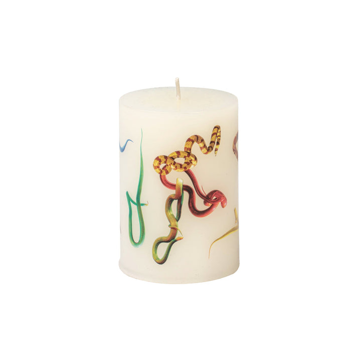 TOILETPAPER Large Candle SNAKES WHITE