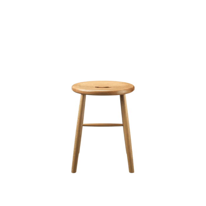 FDB Møbler J27 Stool, Nature Lacquered Oak