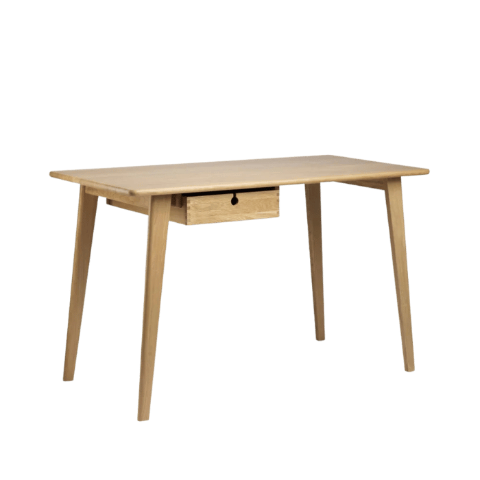FDB Møbler C67 Butler Desk, Solid Nature Lacquered Oak, Small