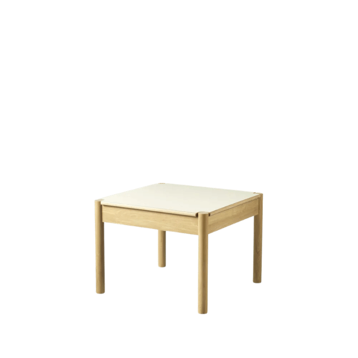 FDB Møbler C44 Coffee Table, Nature Lacquered Oak/Beige