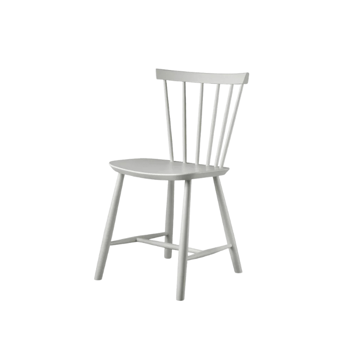 FDB Møbler J46 Dining Chair, Dust/Bones Painted Beech