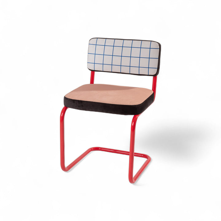 Superchair Blue Grid