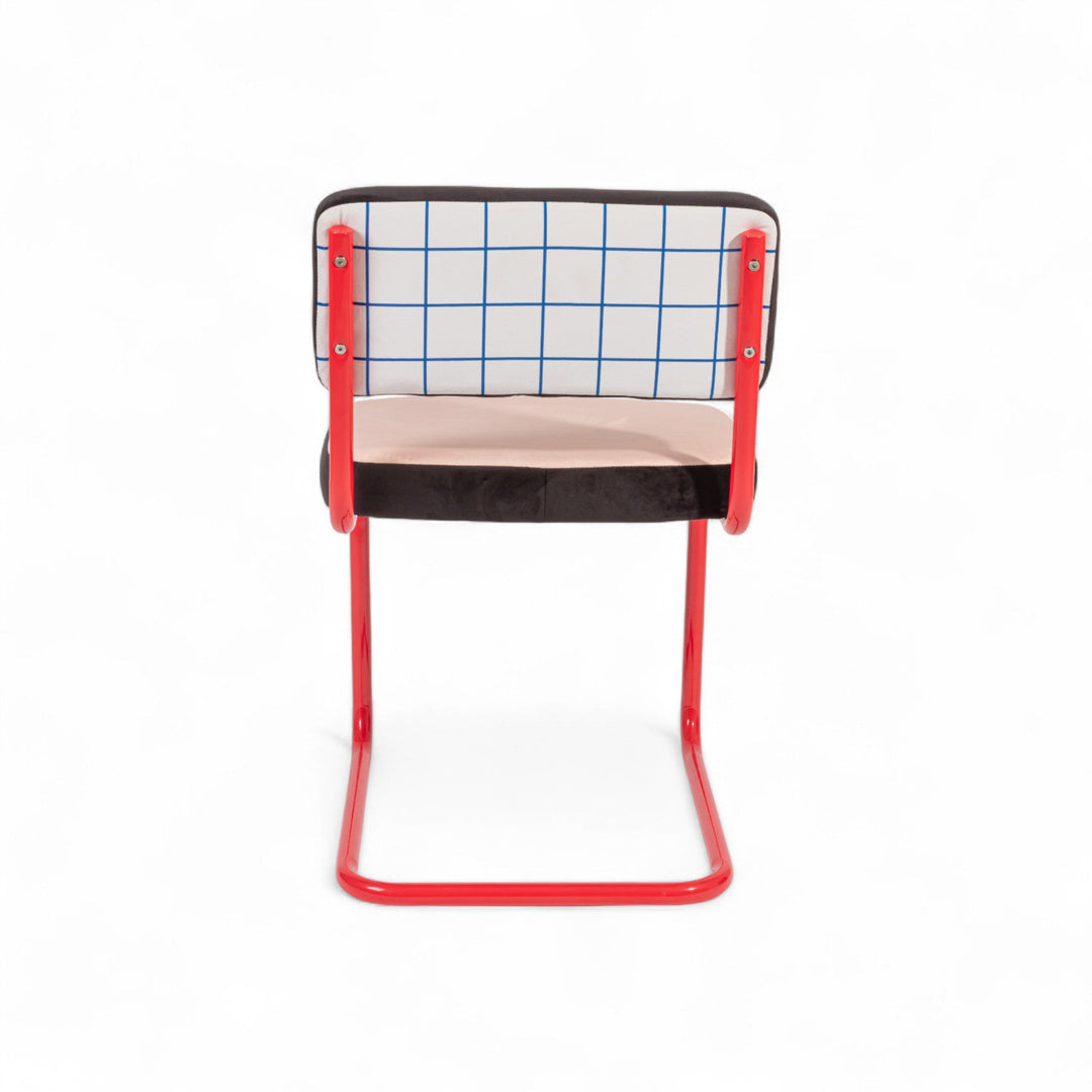 Superchair Blue Grid