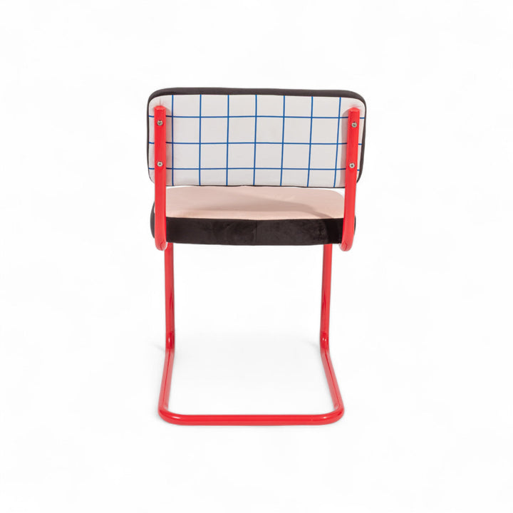 Superchair Blue Grid
