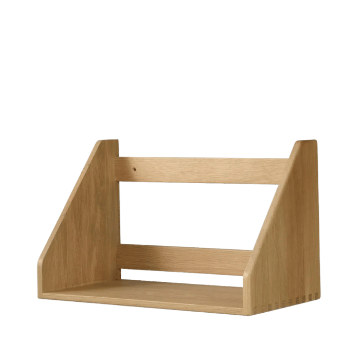 FDB Møbler B5 Shelf, Solid Nature Lacquered Oak